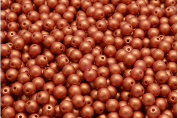 Round Druck Beads 4mm - Image 1