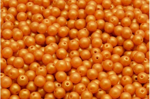 Round Druck Beads 4mm - Image 1