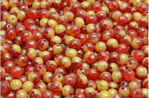 Round Druck Beads 4mm - Imagen 1