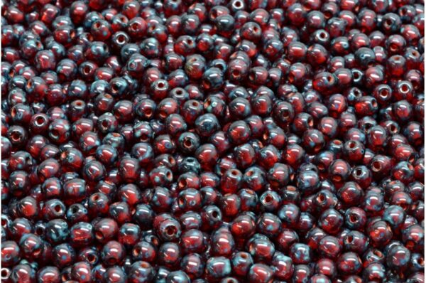 Round Druck Beads 3mm - Imagen 1