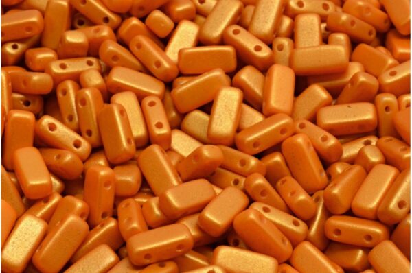 2 Hole Brick Beads 4x8mm - Imagen 1