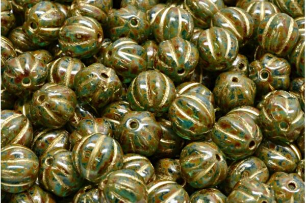 Melon Beads 8x8mm - Image 1