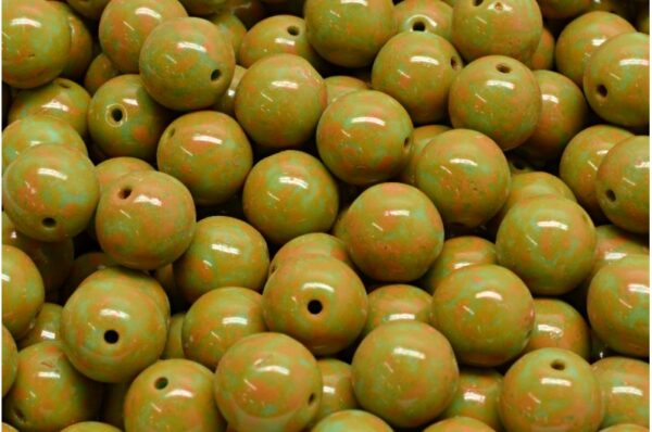 Round Druck Beads 8mm - Imagen 1