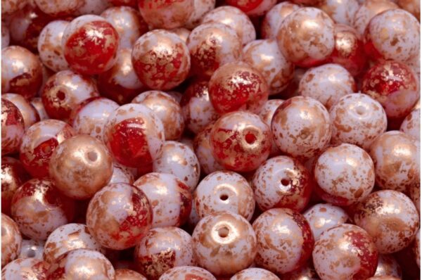 Round Druck Beads 8x8mm - Imagen 1