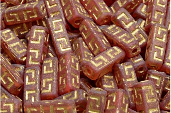 Celtic Block Beads 15x5mm Large hole - Image 1
