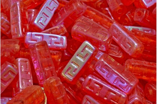 Celtic Block Beads 15x5mm Large hole - Image 1