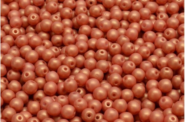 Round Druck Beads 4mm - Image 1
