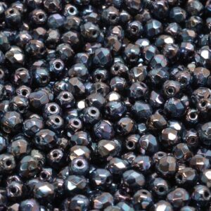 Firepolished Beads 4mm