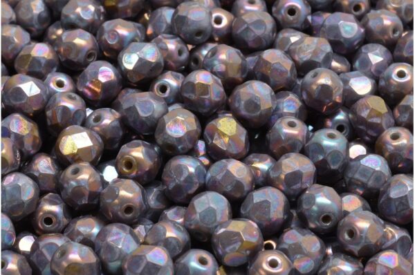 Firepolished Round Beads 6mm - Imagen 1