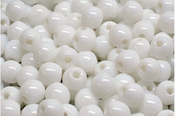 Round Druck Beads with BIG HOLE 2,0mm - Imagen 1