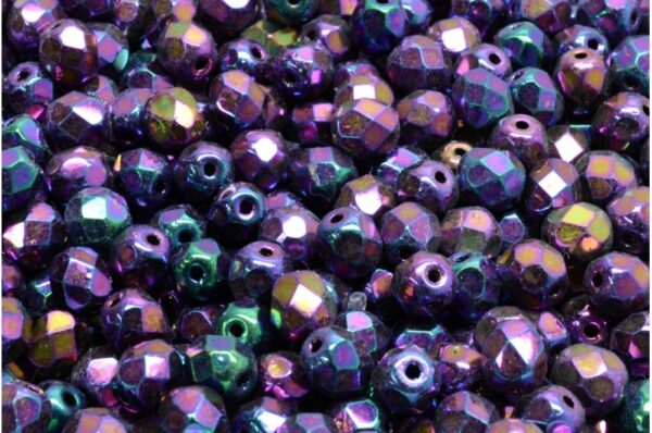 Firepolished Round Beads 6mm - Imagen 1
