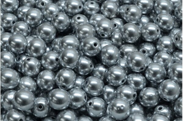 Round Druck Beads 6mm - Image 1