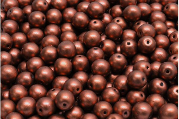 Round Druck Beads 6mm - Image 1