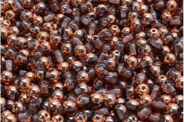 Round Druck Beads 4mm - Image 1
