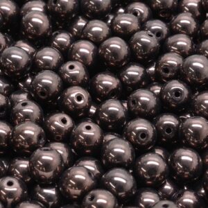 Round Druck Beads 6mm