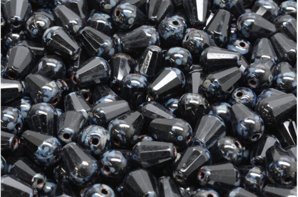 Firepolished Drop Beads 8x6mm - Image 1