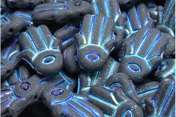 Hamsa Hand Beads 14x20mm - Image 1