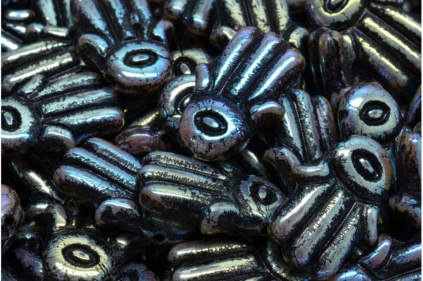 Hamsa Hand Beads 14x20mm - Image 1