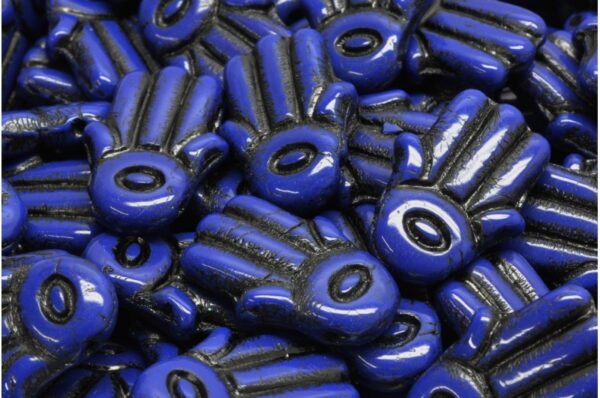 Hamsa Hand Beads 14x20mm - Image 1