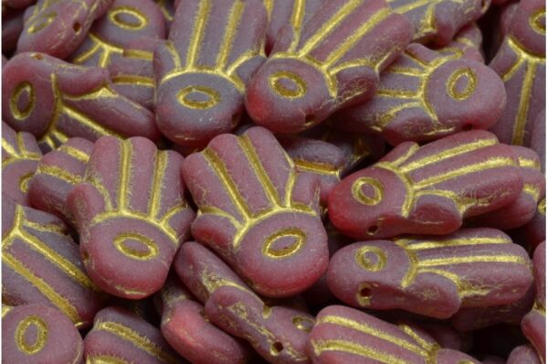 Hamsa Hand Beads 14x20mm - Image 1