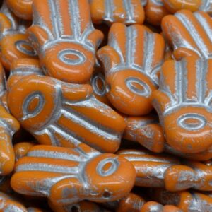 Hamsa Hand Beads 14x20mm
