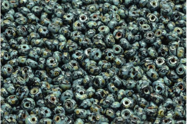 Rondelle Druck Beads 2,5x4mm - Image 1