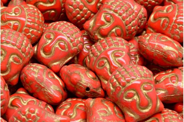 Buddha Head Beads 15x14mm - Image 1