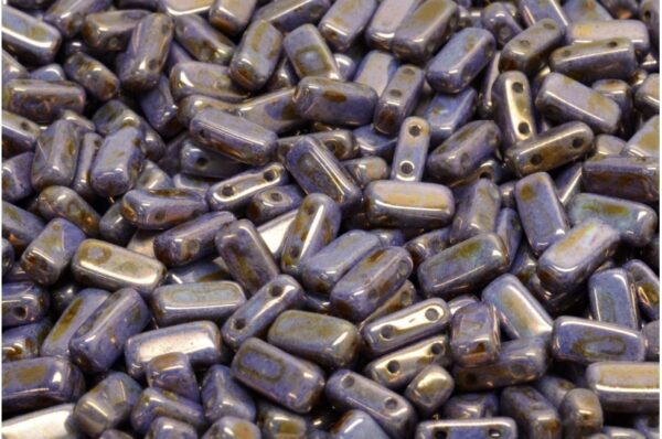 2 Hole Brick Beads 4x8mm - Image 1