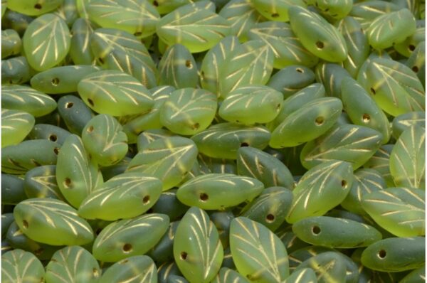 Beech Leaf Beads 7x11mm - Image 1