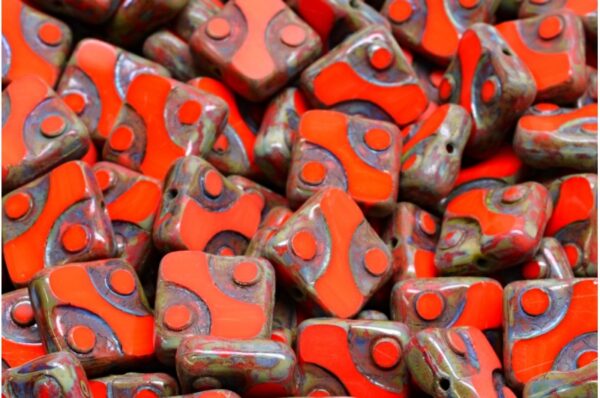 TCB Squared Designed Beads 10x10mm - Image 1