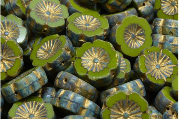 TCB Hawaiian Flower Beads 14x14mm - Image 1