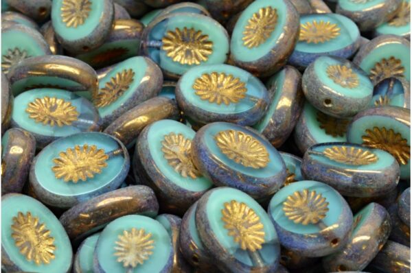 TCB Kiwi Beads 14x10mm - Imagen 1