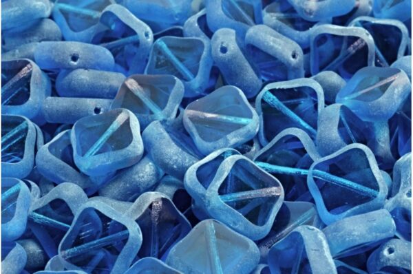 TCB Flat 4 Edges Shape Beads 12x12mm - Image 1