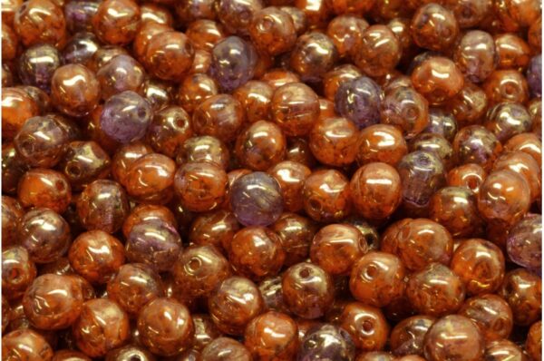 Melon Beads 6x6mm - Image 1