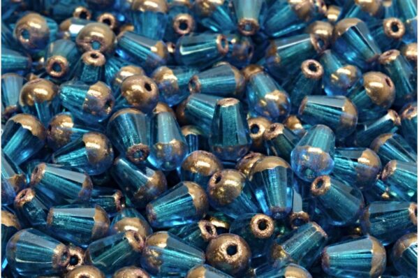 Firepolished Drop Beads 8x6mm - Image 1