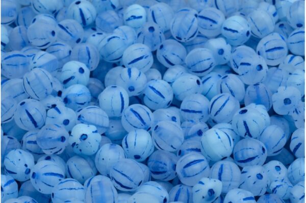Melon Beads 6x6mm - Image 1