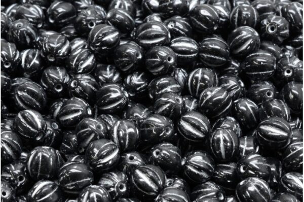 Melon Beads 6x6mm - Image 1