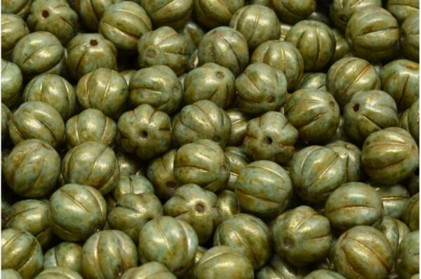 Melon Beads 8x8mm - Image 1