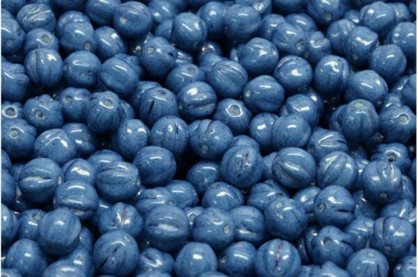 Melon Beads 6x6mm - Image 1
