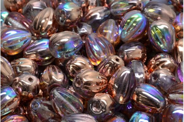 Drop Melon Beads 11x9mm - Image 1