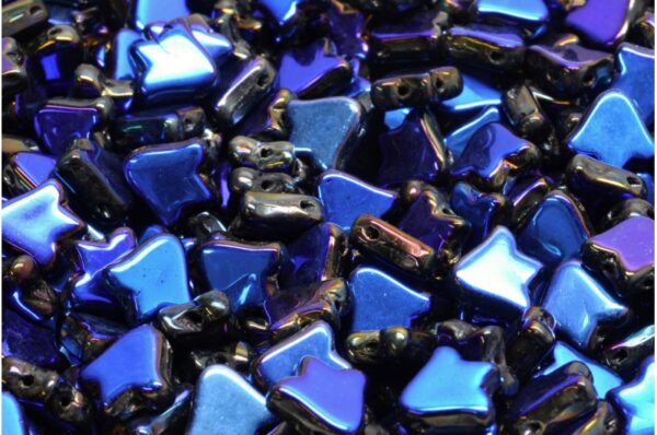 2 Holes Flat Tulip Bell Beads 9x9mm - Image 1