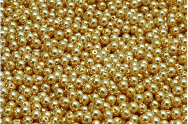 Round Druck Beads 3mm - Image 1