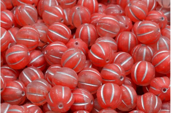 Melon Beads 8x8mm - Image 1