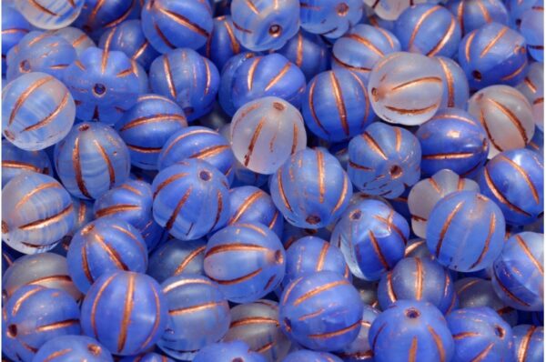 Melon Beads 8x8mm - Image 1