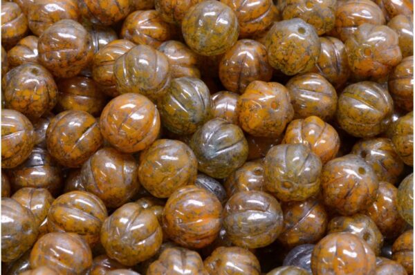 Melon Beads 8x8mm - Image 1
