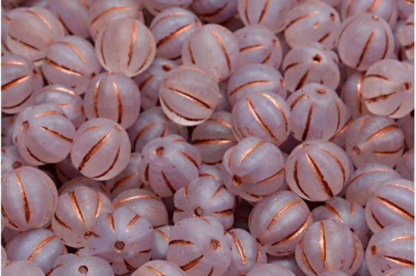 Melon Beads 8x8mm - Imagen 1