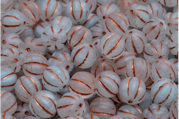 Melon Beads 8x8mm - Imagen 1