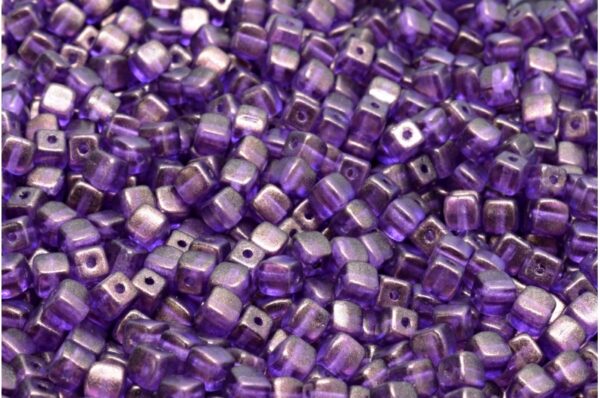 Cube Beads 4x4mm - Image 1
