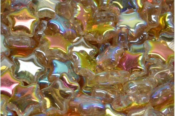 Flat Star Beads 12x12mm - Image 1