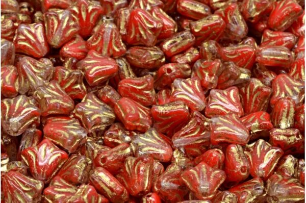 Lily Flower Beads 9x9mm - Imagen 1